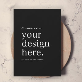 Inbjudan Din design uppladdning 13" x 18"