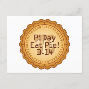 Inbjudan dina vänner, Pi Day Party-vykort