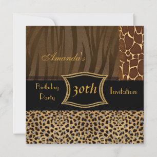 Inbjudan Djur Leopard 30-årsfest