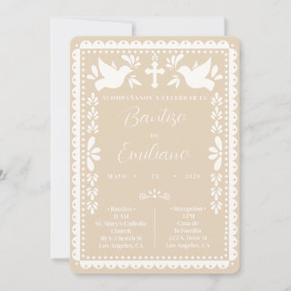 Inbjudan Dop Papperstygd Mexikansk Fest