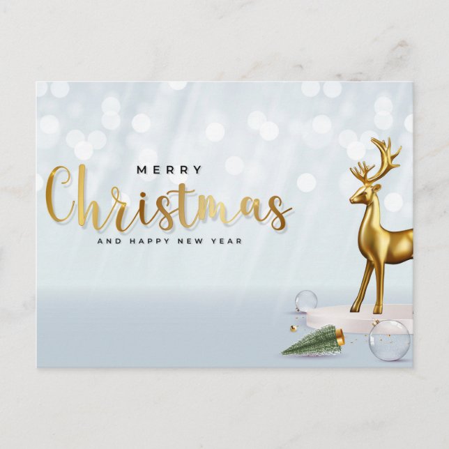 "Inbjudan Elegans: Din närvaro är begärd!" Inbjudan Vykort (Framsida)