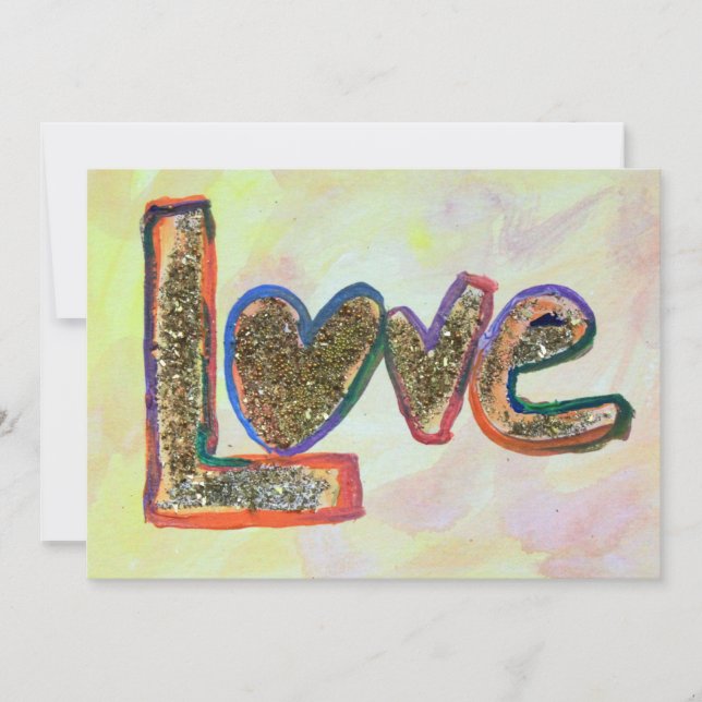 Inbjudan eller meddelanden till Kärlek Golden Past (Framsida)