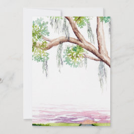 Inbjudan eller spara datumet lågt land