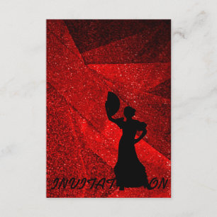 Inbjudan Flamenco Latin Boll Dance