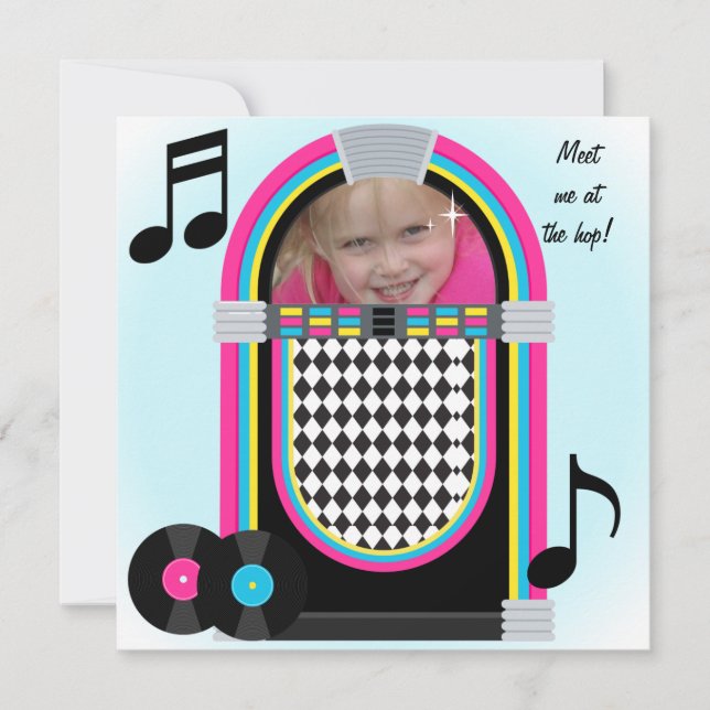 inbjudan för 50-talskuttfödelsedag (Framsida)