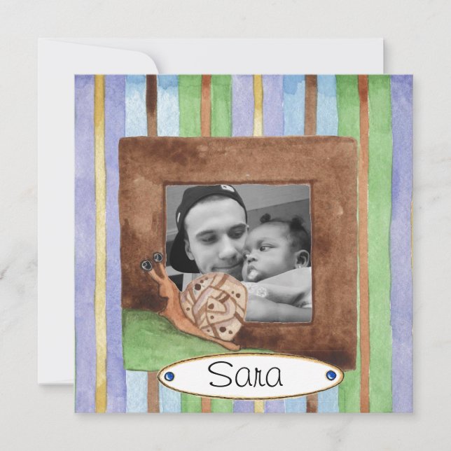 inbjudan för adoptiondagparty (Framsida)