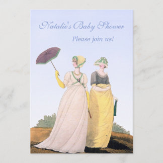 Inbjudan för anpassningsbar för regenskapbaby