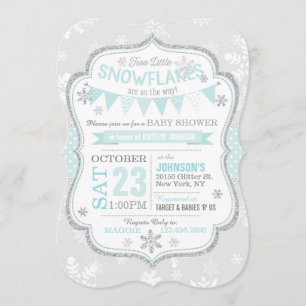 Inbjudan för baby shower för