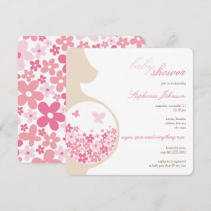 Inbjudan för baby shower för gravid- &