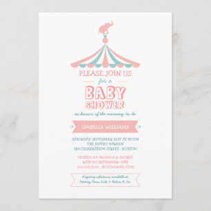 Inbjudan för baby shower för kricka för