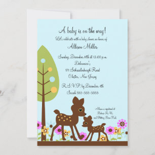 Inbjudan för baby shower för pojke för