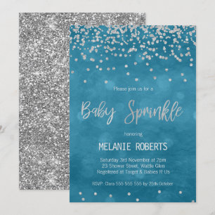 Inbjudan för baby shower för pojkebabystänk