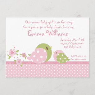 Inbjudan för baby shower för SafariBabiez pippi
