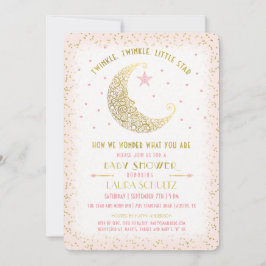 Inbjudan för baby shower för stjärna för