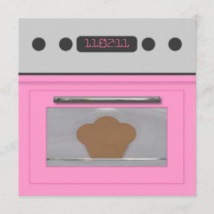 Inbjudan för babybullerecept (tända - rosor),