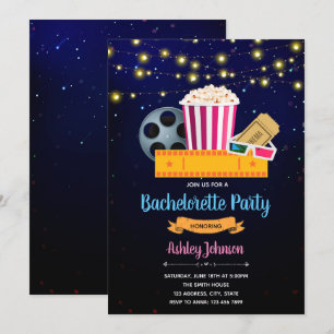 Inbjudan för Bachelorette filmtemaparty