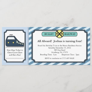 Inbjudan för biljett för kultåg