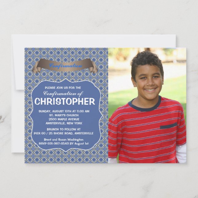 Inbjudan för blåtthorisontfoto (Framsida)