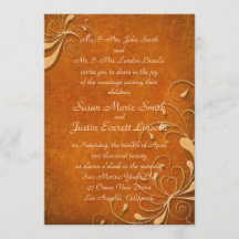 Inbjudan för Fall Rhapsody 5x7