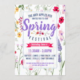 Inbjudan för festival för vår för