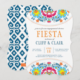 Inbjudan för Fiestaförlovningdusch