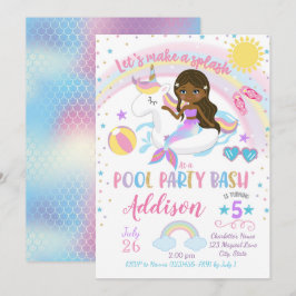 Inbjudan för födelsedag för party för
