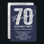 Inbjudan för födelsedagsfest för sjuttio 70th för<br><div class="desc">Designat vid fat*fa*tin. Lätt att skräddarsy med din egna text,  foto eller att avbilda. Behaga kontaktfat*fa*tinen direkt för beställnings- förfrågan. Beställnings- laddningar applicerar.

www.zazzle.com/fat_fa_tin
www.zazzle.com/color_therapy
www.zazzle.com/fatfatin_blue_knot
www.zazzle.com/fatfatin_red_knot
www.zazzle.com/fatfatin_mini_me
www.zazzle.com/fatfatin_box
www.zazzle.com/fatfatin_design
www.zazzle.com/fatfatin_ink</div>