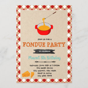 Inbjudan för Fondueostparty