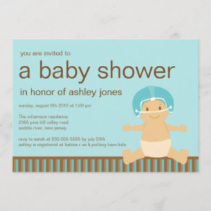 Inbjudan för fotbollpojkebaby shower