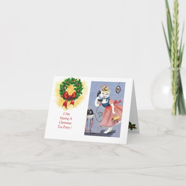 Inbjudan för julTeaparty (Framsida)