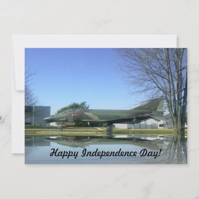 Inbjudan för kämpeflygplan (F4-Phantom) (Framsida)