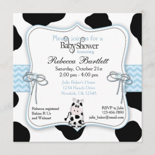 Inbjudan för koCowboybaby shower