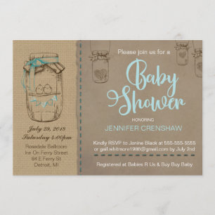 Inbjudan för Masonburkbaby shower