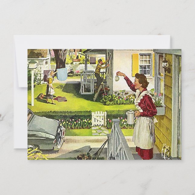 Inbjudan för möte för Retro grannskapklocka social (Framsida)