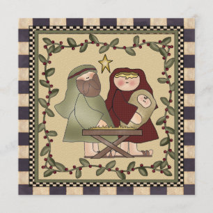Inbjudan för Nativityjulparty
