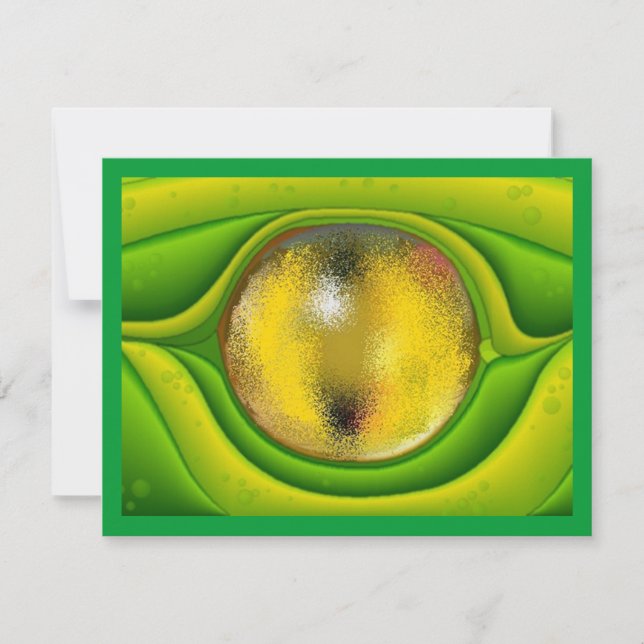 INBJUDAN FÖR ÖGAT FÖR GECKOÖDLADRAKEN SER DIG (Framsida)