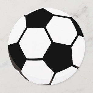 Inbjudan för party för fotboll för
