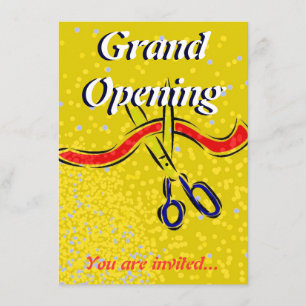 Inbjudan för party för storslagen öppningsbarkass