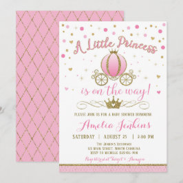 Inbjudan för Princess baby shower