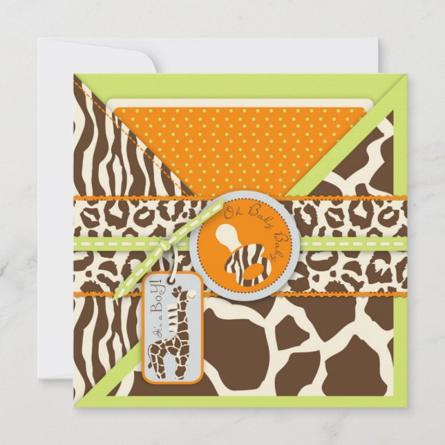 Inbjudan för Safaripojken LGR kvadrerar (Framsida)