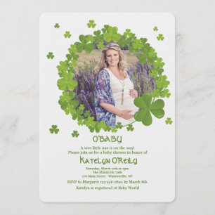 Inbjudan för Shamrockramfoto