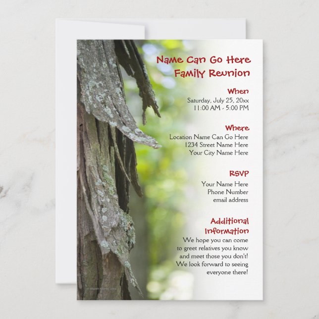 Inbjudan för skogfamiljmöte (Framsida)