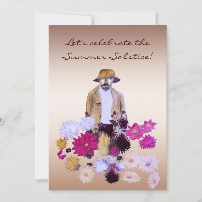 Inbjudan för sommarSolsticeparty (Framsida)