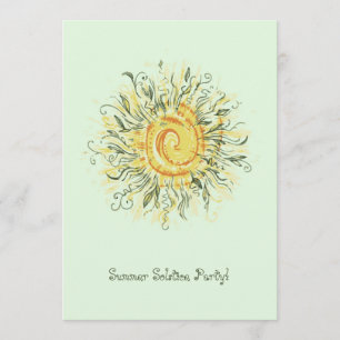 Inbjudan för sommarSolsticeparty