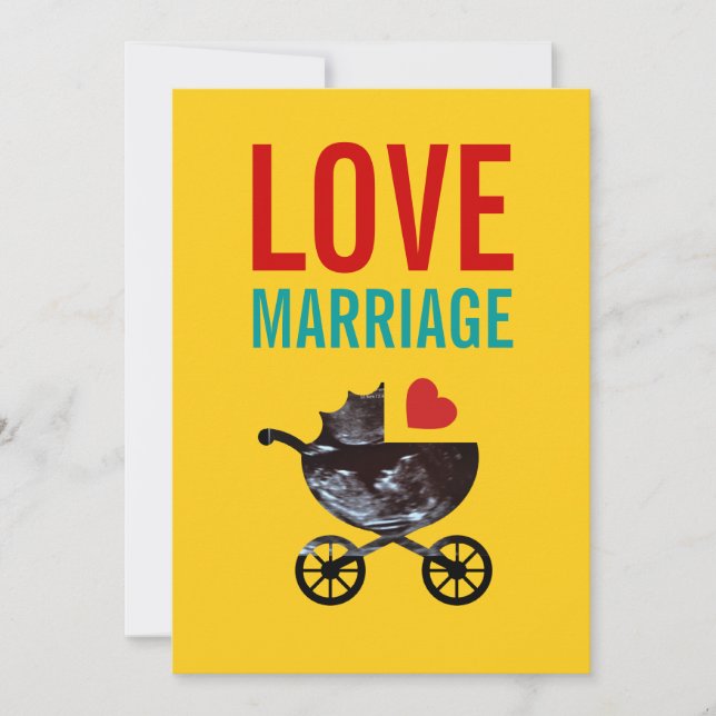 Inbjudan för SonogramUltrasoundbaby shower (Framsida)