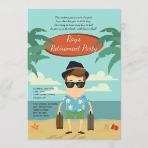 Inbjudan för strandpensionparty