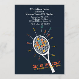 Inbjudan för tennisservezon
