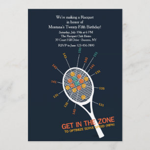 Inbjudan för tennisservezon