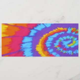 Inbjudan för tie-färgfödelsedag