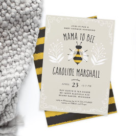 Inbjudan från Rustic Mamma till Bee Baby Shower